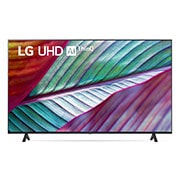 LG Pantalla LG UHD 55'' UR87 4K SMART TV con ThinQ AI, Vista frontal del televisor LG UHD, 55UR8750PSA