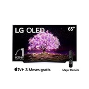 LG OLED 65" C1 4K Smart TV con ThinQ AI (Inteligencia Artificial), Procesador α9 Gen4 AI , OLED65C1PUB