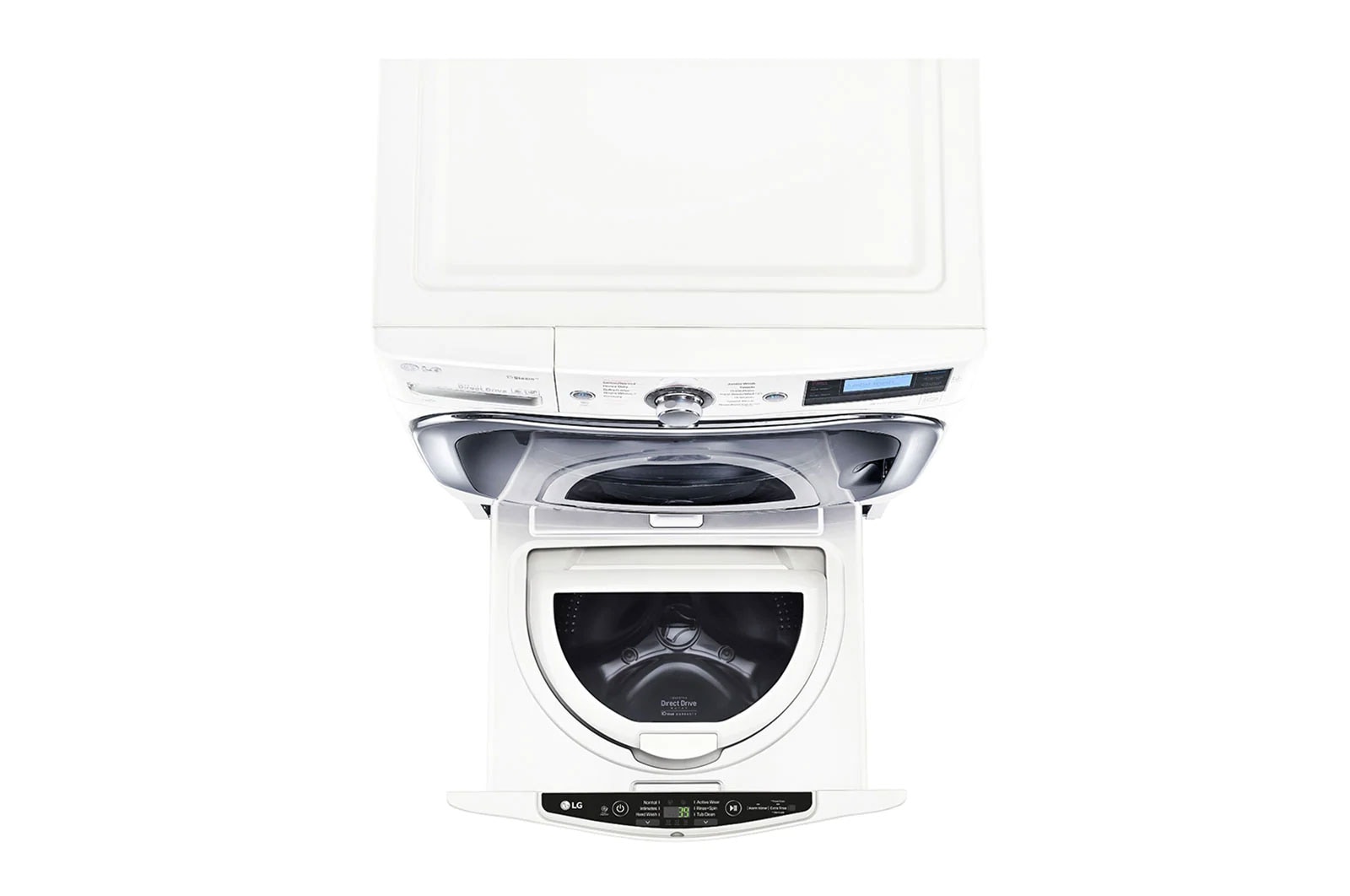 LG 3.5kg Lavadora TWINWash™ Mini, 3 Motion, Smart Diagnosis, color Blanco, WD100CW