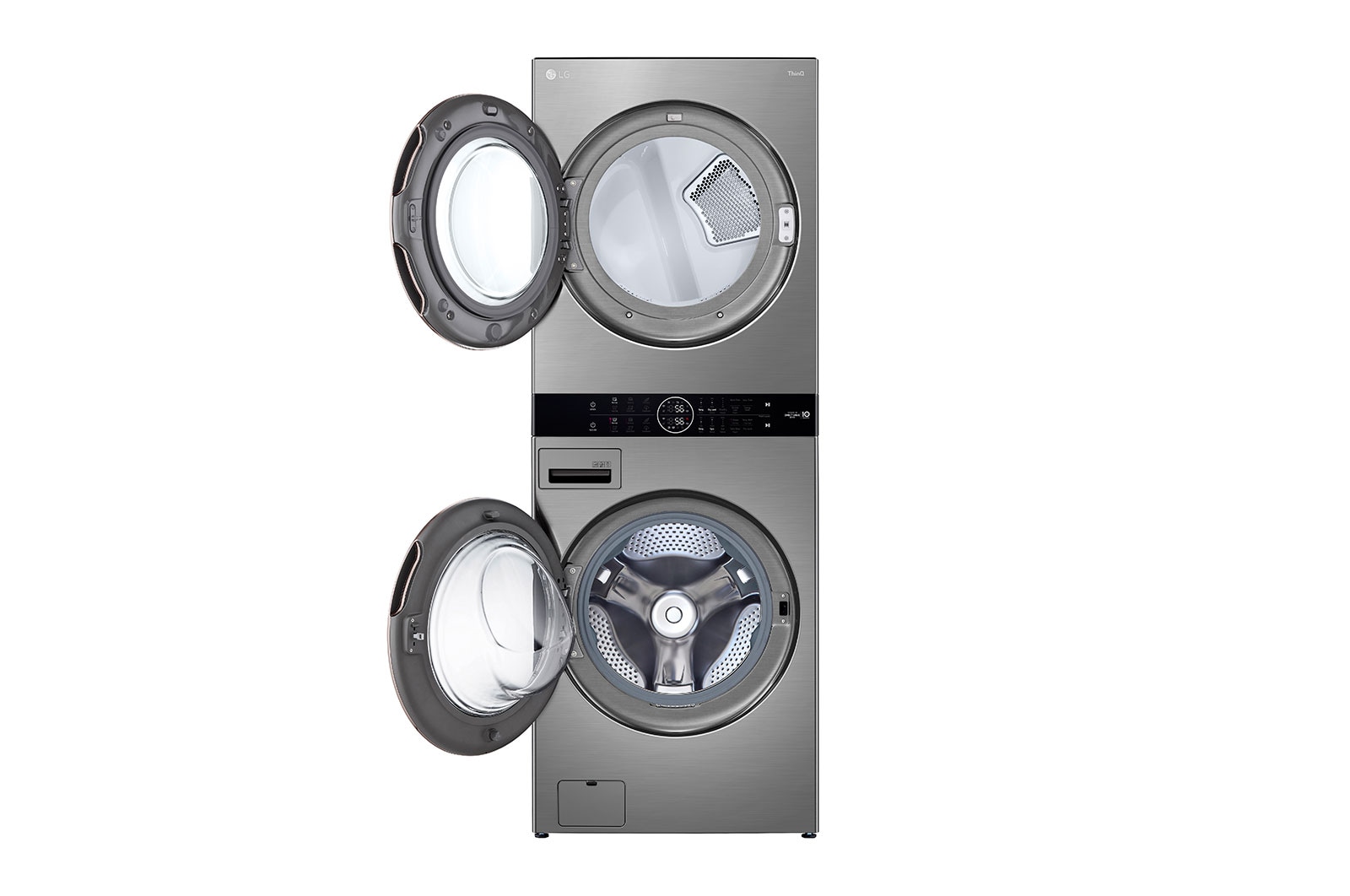 LG Torre de lavado WashTower™ LG 22Kg (lavado) / 22Kg (Secado Eléctrico) Carga Frontal Inverter AI DD ThinQ™ Color Silver, WK22VS6PE