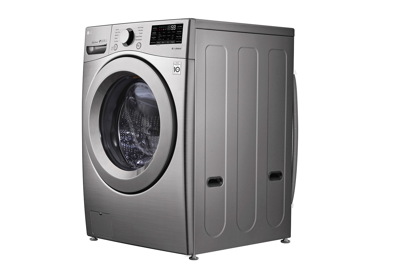 LG 20kg Lavadora Carga Frontal con Direct Drive Inverter & Smart Diagnosis, Color Silver, WM20VV26W