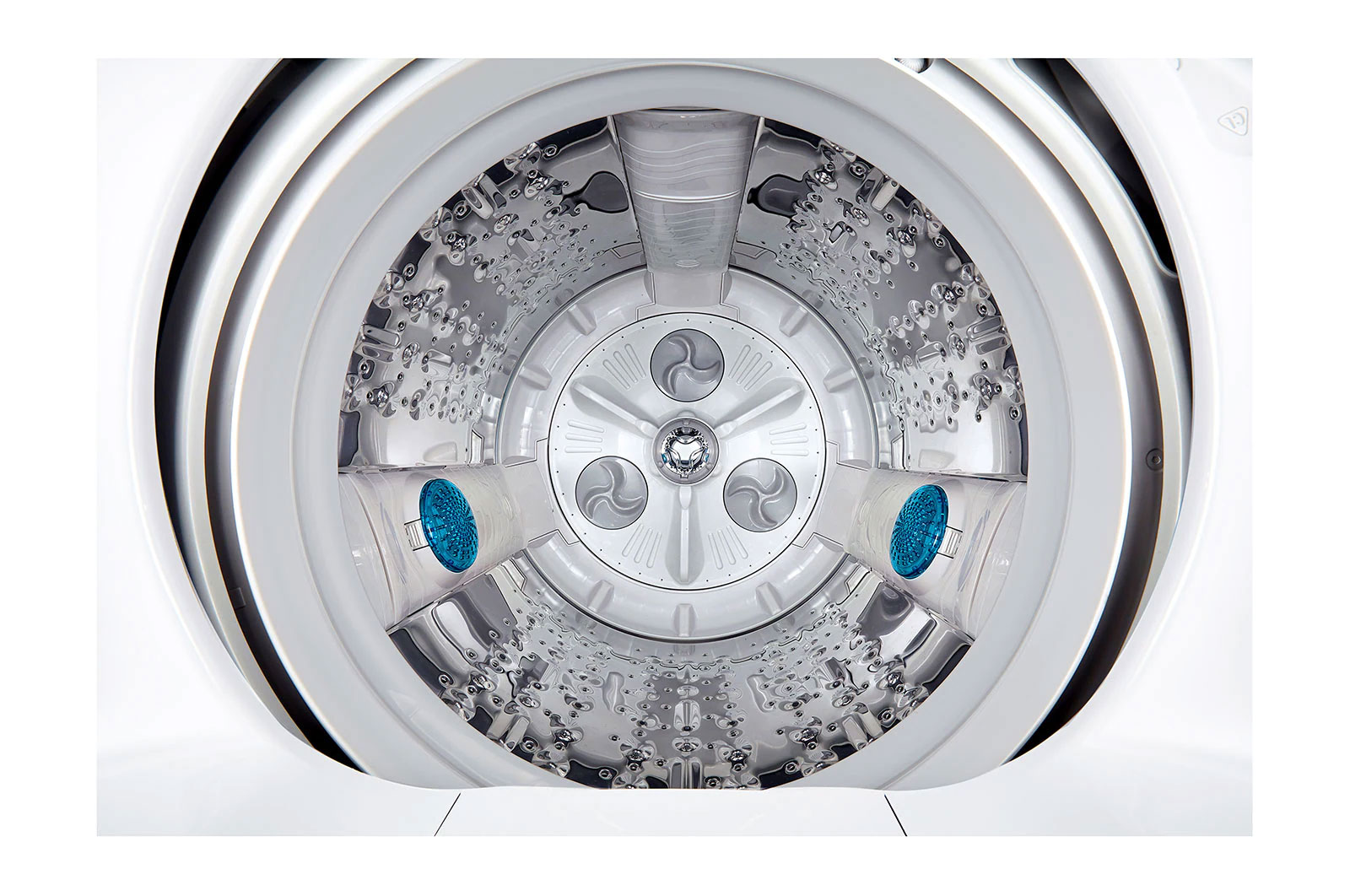 LG Lavadora Carga Superior 19Kg Motor Inverter TurboDrum™ Smart Diagnosis™ Blanco, WT19WPBK