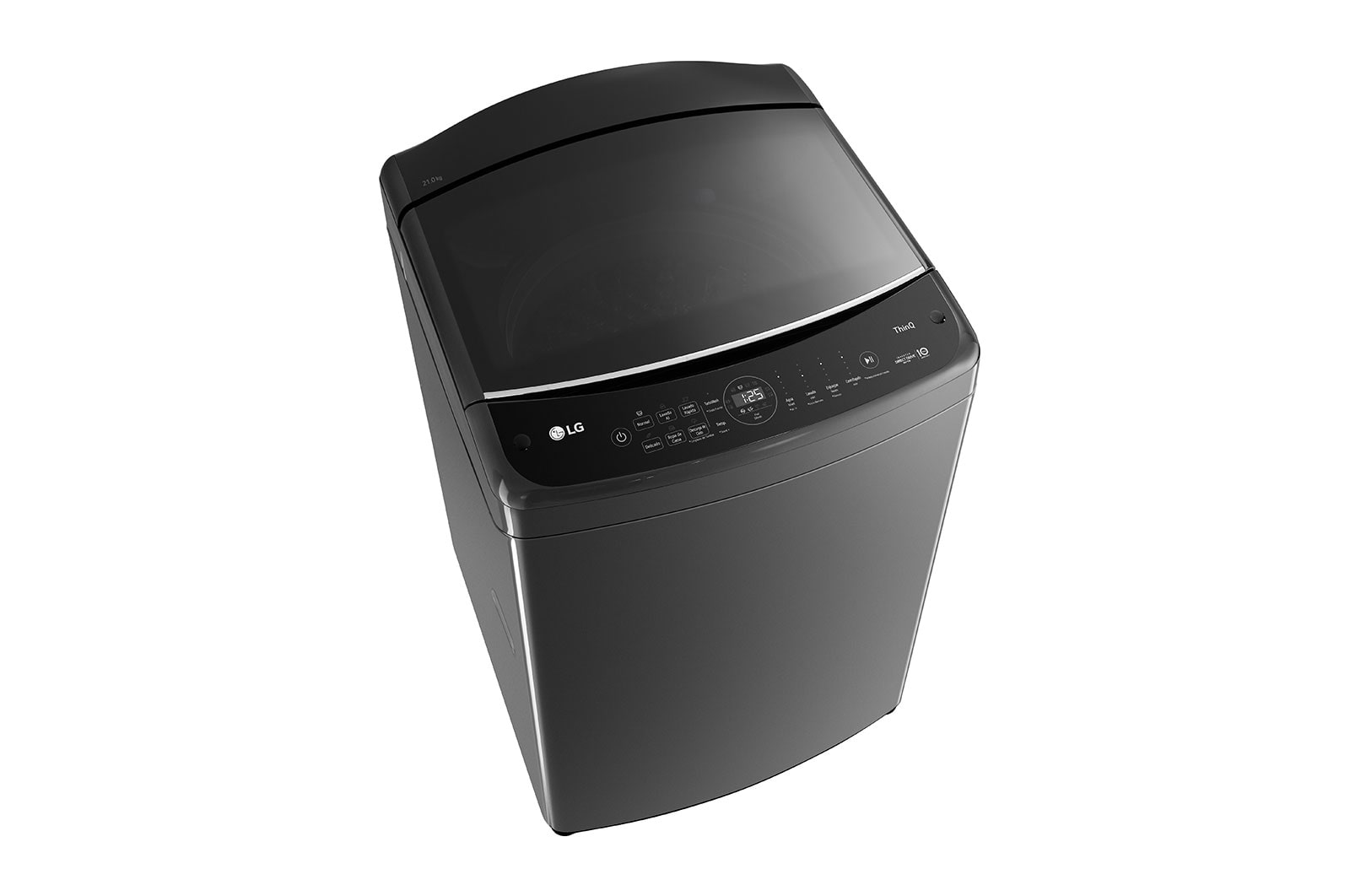 LG Lavadora Carga Superior LG 21Kg Motor Inverter AI DD™ (AI) con TurboWash™ ThinQ™ Negro, WT21MV6