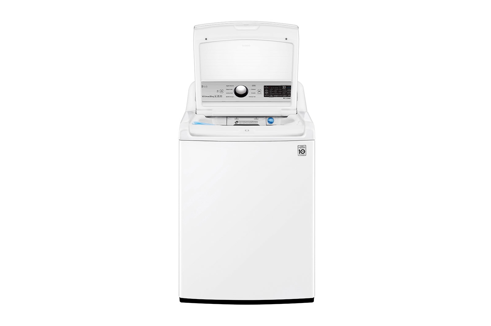 LG 25kg Lavadora Carga Superior con Direct Drive Inverter & ThinQ, Color Blanco, WT25WT6H