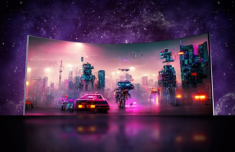 Pantalla OLED de LG.