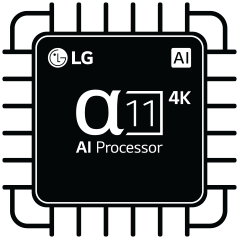 Un procesador alpha 11 IA 4K