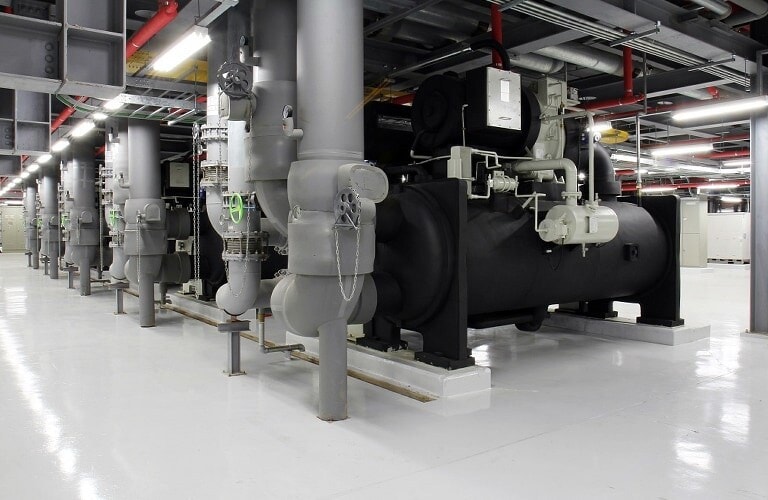 8Image of chillers in a building