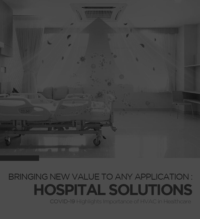 Image of hospital with a DUAL Vane functioning.