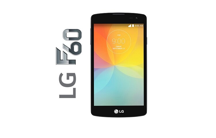 LG F60, SMARTPHONE CON PANTALLA WVGA DE 4,5", ANDROID 4.4 KITKAT, VELOCIDAD 4G LTE, PROCESADOR QUADCORE DE 1.2 GHZ, CÁMARA DE 5MP CON AUTO FOCUS Y BATERÍA DE 2.100 MAH, COLOR NEGRO, D390