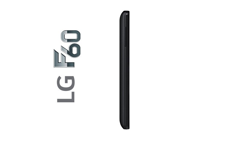 LG F60, SMARTPHONE CON PANTALLA WVGA DE 4,5", ANDROID 4.4 KITKAT, VELOCIDAD 4G LTE, PROCESADOR QUADCORE DE 1.2 GHZ, CÁMARA DE 5MP CON AUTO FOCUS Y BATERÍA DE 2.100 MAH, COLOR NEGRO, D390