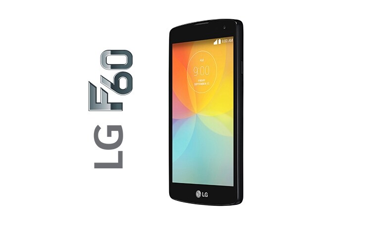 LG F60, SMARTPHONE CON PANTALLA WVGA DE 4,5", ANDROID 4.4 KITKAT, VELOCIDAD 4G LTE, PROCESADOR QUADCORE DE 1.2 GHZ, CÁMARA DE 5MP CON AUTO FOCUS Y BATERÍA DE 2.100 MAH, COLOR NEGRO, D390