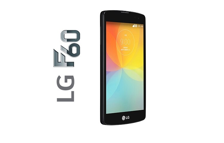 LG F60, SMARTPHONE CON PANTALLA WVGA DE 4,5", ANDROID 4.4 KITKAT, VELOCIDAD 4G LTE, PROCESADOR QUADCORE DE 1.2 GHZ, CÁMARA DE 5MP CON AUTO FOCUS Y BATERÍA DE 2.100 MAH, COLOR NEGRO, D390