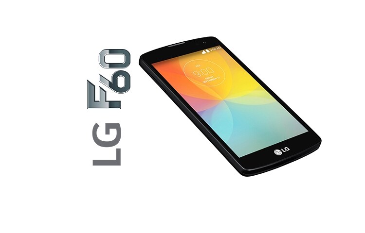 LG F60, SMARTPHONE CON PANTALLA WVGA DE 4,5", ANDROID 4.4 KITKAT, VELOCIDAD 4G LTE, PROCESADOR QUADCORE DE 1.2 GHZ, CÁMARA DE 5MP CON AUTO FOCUS Y BATERÍA DE 2.100 MAH, COLOR NEGRO, D390