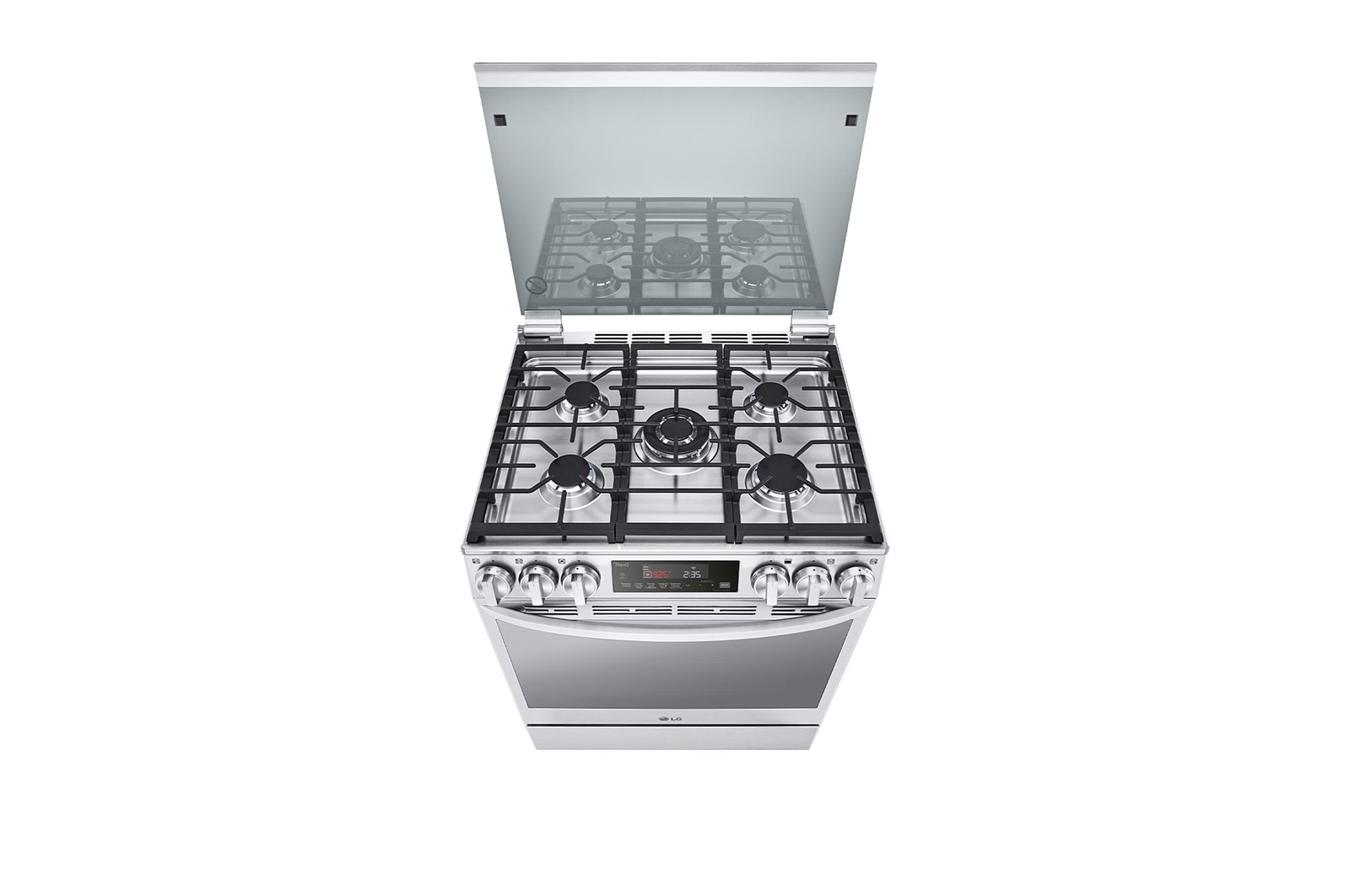 LG Cocina LG con InstaView y Freidora de Aire, Acero Inoxidable , LRGL5847S