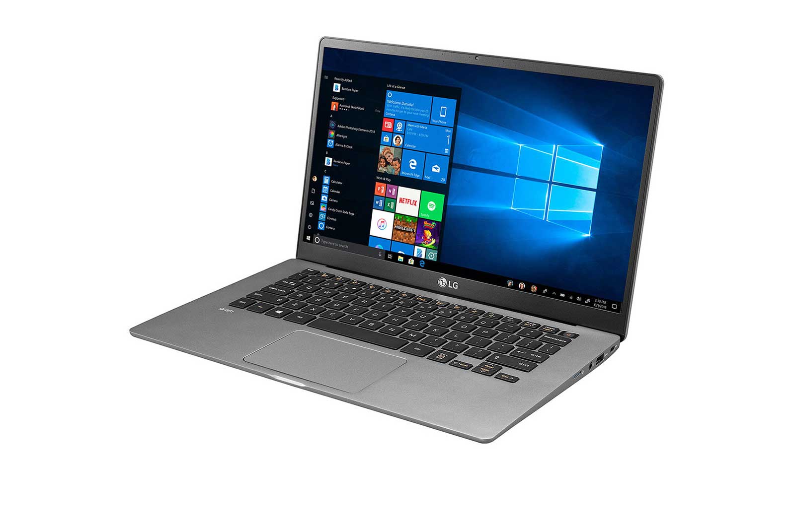 LG Gram, laptop ultraligera de 14" Intel® Core™ i5 Intel® Iris® Plus, 14Z90N-V