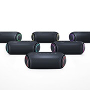 LG Parlante LG XBOOM Go PL5 Negro | 20W | Bajos de doble acción | Luces multicolor | IPX5 | 18 Horas de Batería, PL5