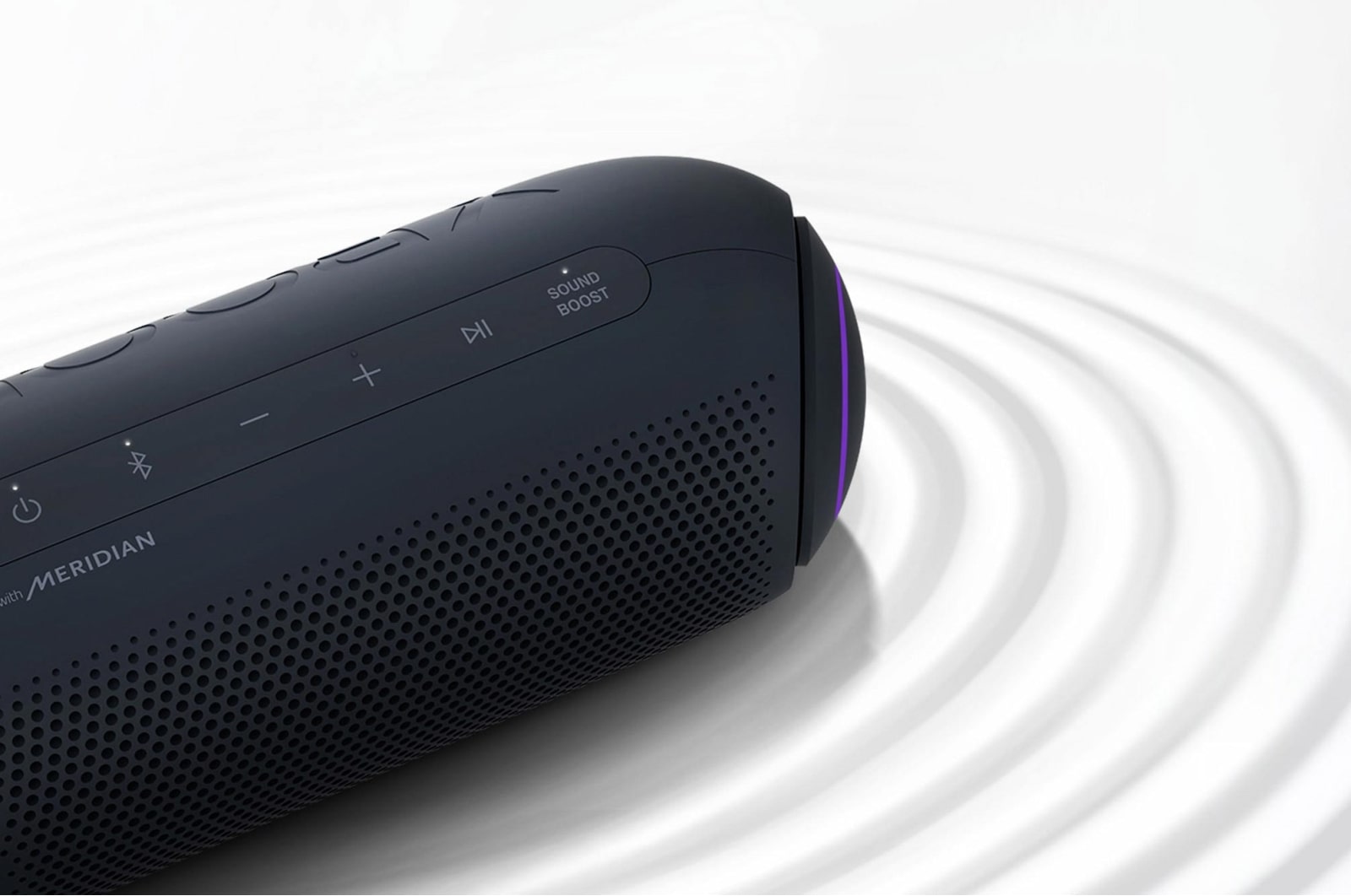 LG Parlante LG XBOOM Go PL5 Negro | 20W | Bajos de doble acción | Luces multicolor | IPX5 | 18 Horas de Batería, PL5