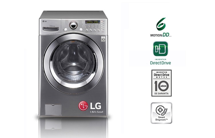 LG Lavaseca de 18 kg. Lavado y 9 kg. de Secado con 6 Motion DD, FWD1809VRD