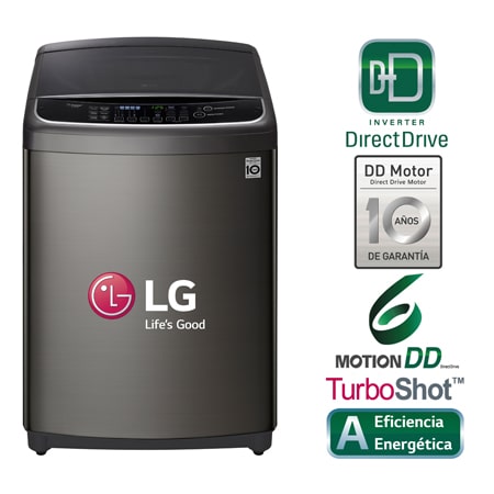 Lg Smart TrueSteam™ Lavadora 17 kg - Inversor de accionamiento directo