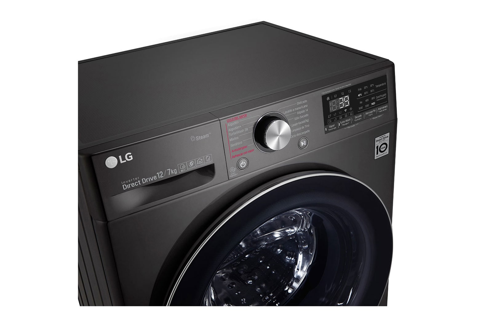 LG Lavaseca de 12Kg de Lavado y 7Kg de Secado, AI DD™ y ThinQ, WD12BVC2S6C