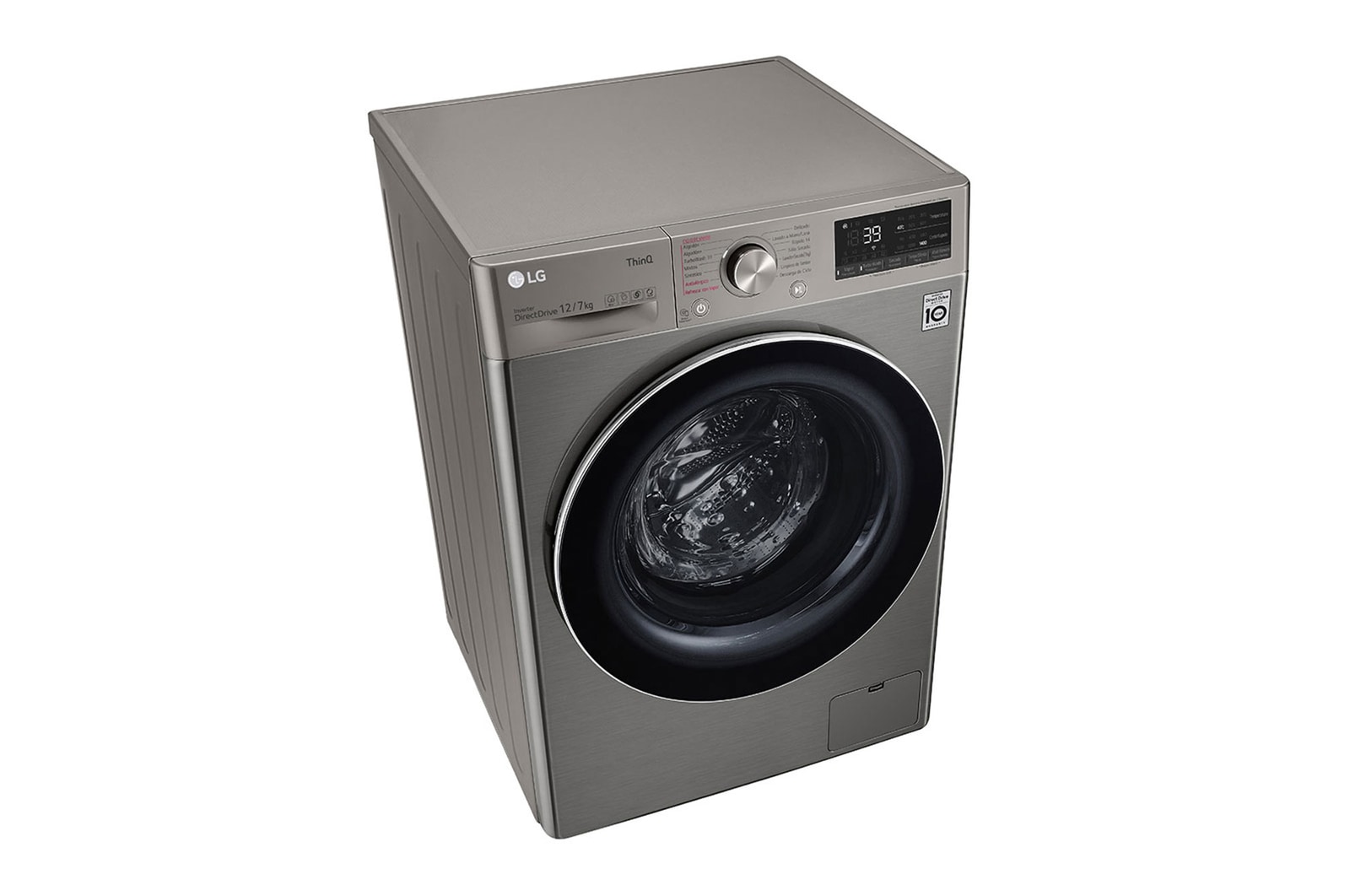 LG Lavaseca de 12Kg de Lavado y 7Kg de Secado, AI DD™ y ThinQ, WD12PVC3S6C