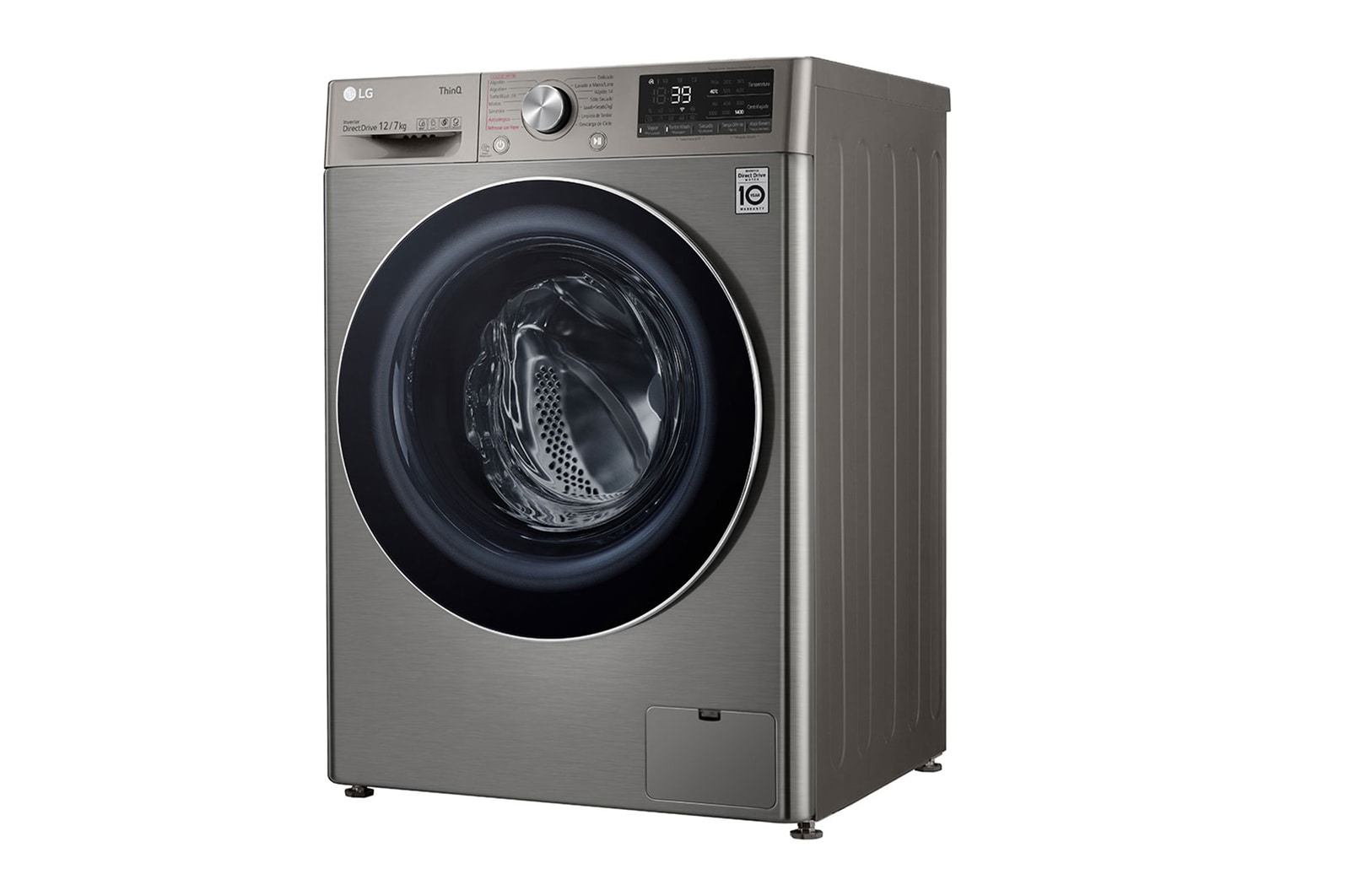 LG Lavaseca de 12Kg de Lavado y 7Kg de Secado, AI DD™ y ThinQ, WD12PVC3S6C