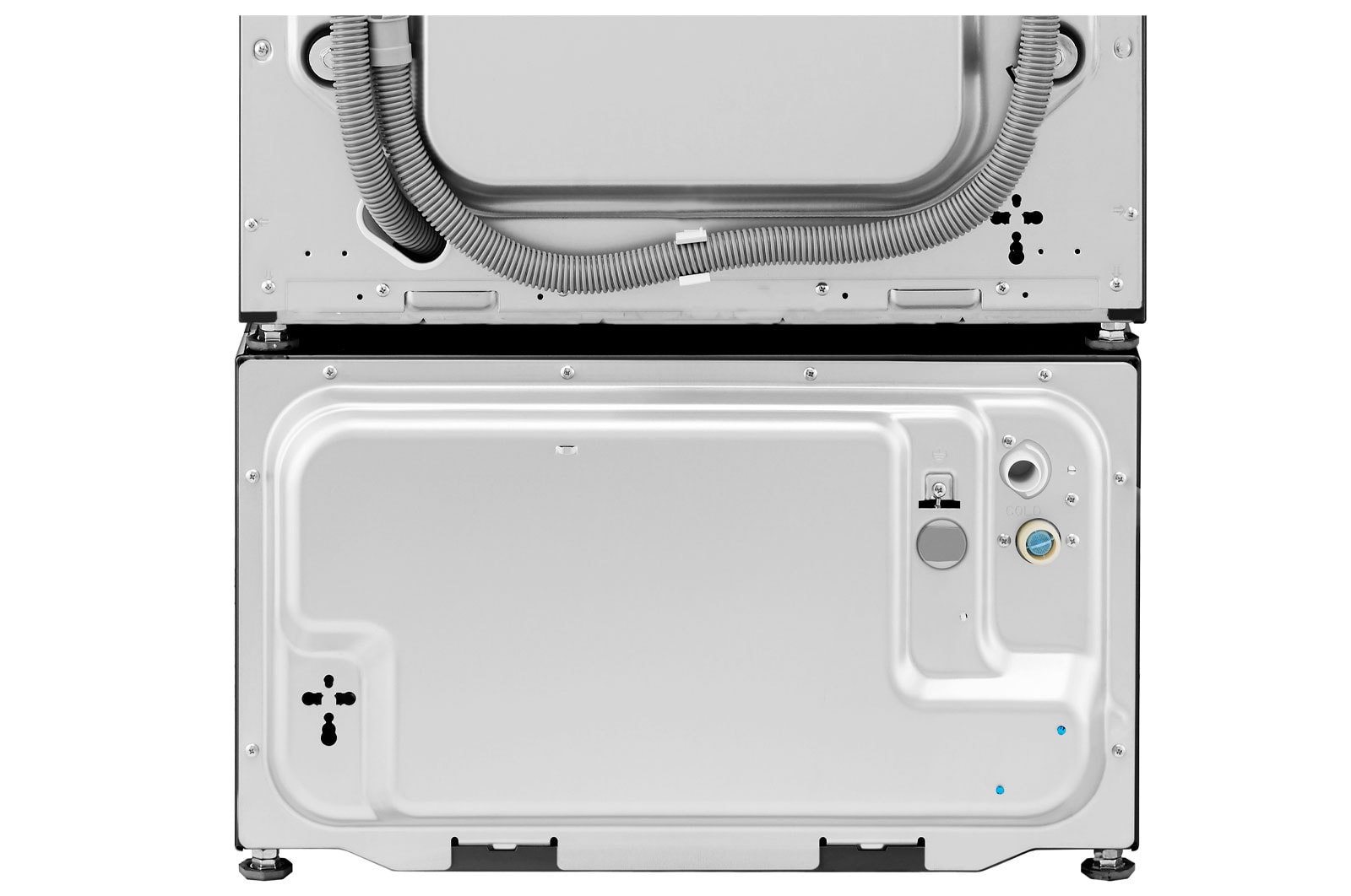 LG Lavadora de 2.5 kg, carga superior, TWINWash Mini, con Conectividad Wi-Fi, Negro Acero, WD2100BM