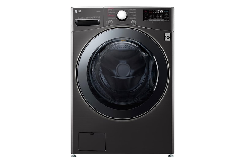 LG Lavaseca de 22 kg de Lavado y 13 kg de Secado, carga frontal con 6MotionDD, Steam y conectividad Wi-Fi, WD22BV2S6