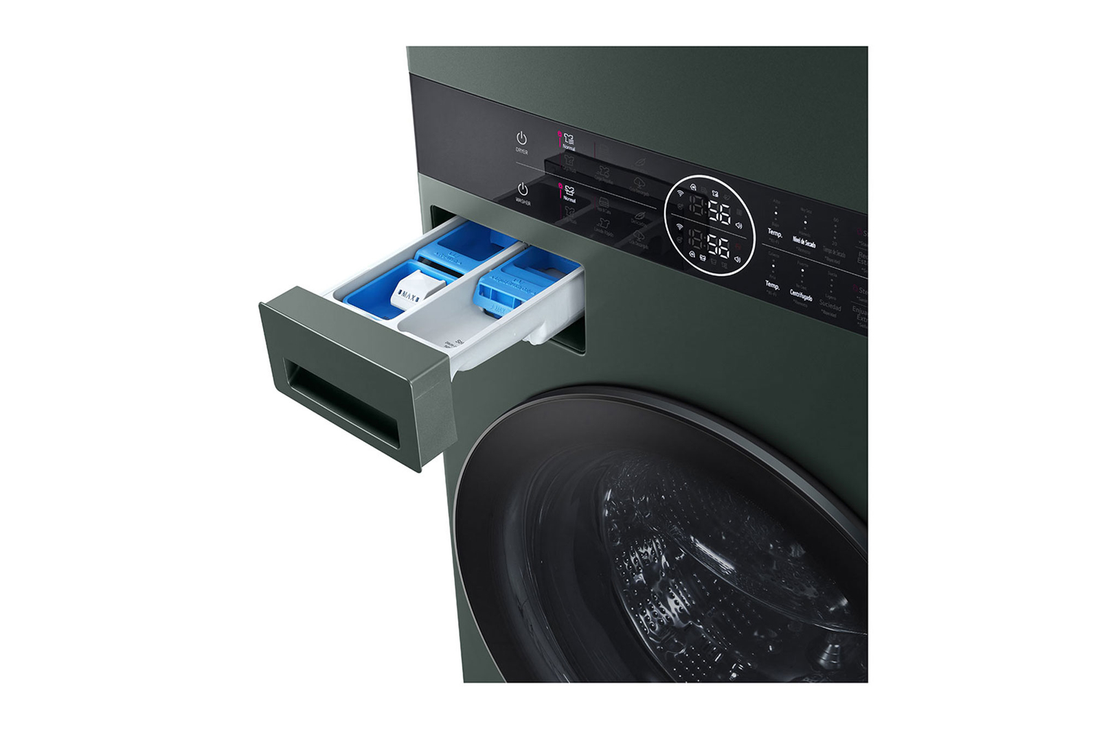 LG WashTower de 22Kg lavado / 16Kg de secado, AI DD y ThinQ, WK22GGS6