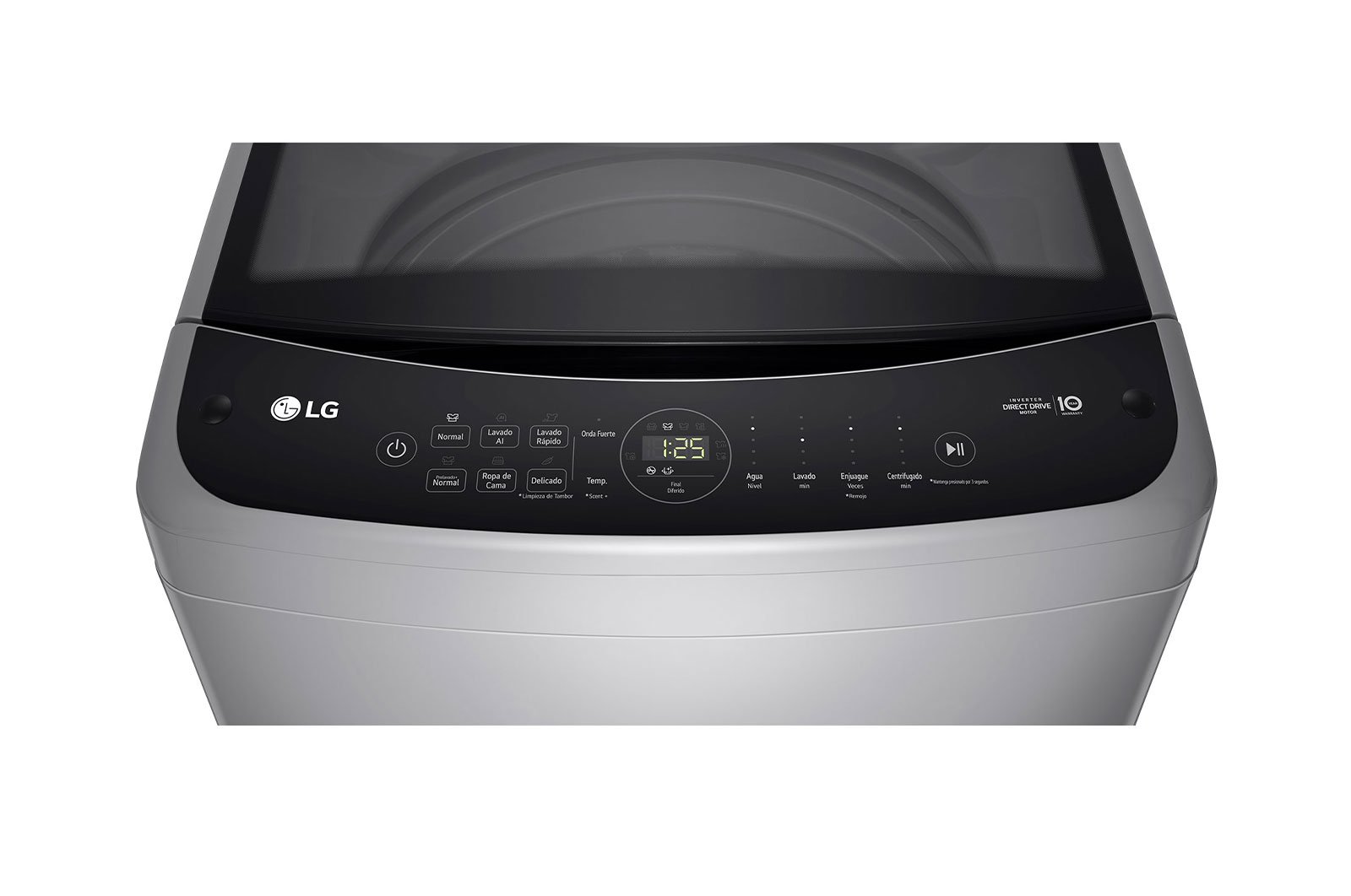 LG Lavadora de 17Kg con AI DD™ y 6 Motion DD, Gris, WT17DV6