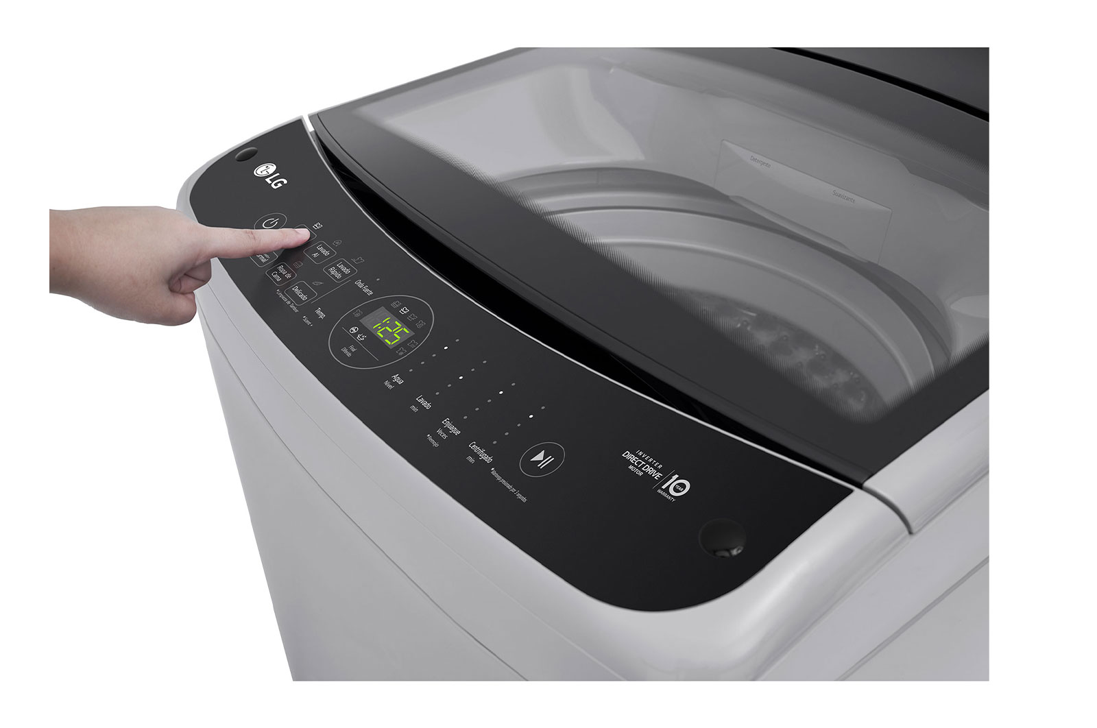 LG Lavadora de 17Kg con AI DD™ y 6 Motion DD, Gris, WT17DV6