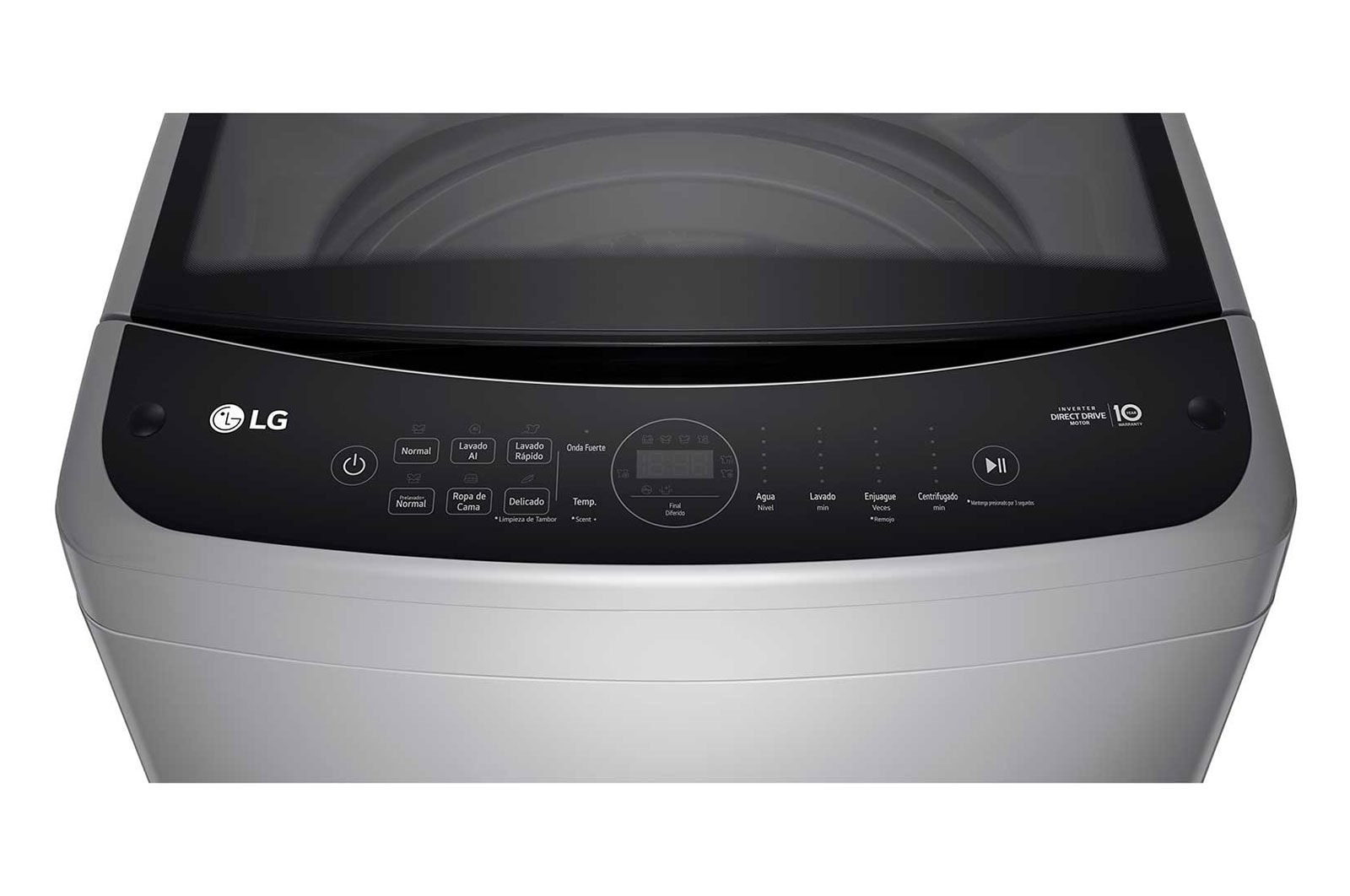 LG Lavadora de 19Kg con AI DD™ y 6 Motion DD, gris, WT19DV6