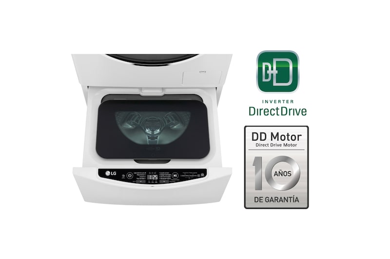 LG Lavadora de 2 kg, carga superior, TWINWash Mini, con Conectividad Wi-Fi, blanco, WT2WM