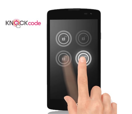 KNOCKCODE™: ENCIENDE Y DESBLOQUEA LA PANTALLA EN UN SOLO PASO