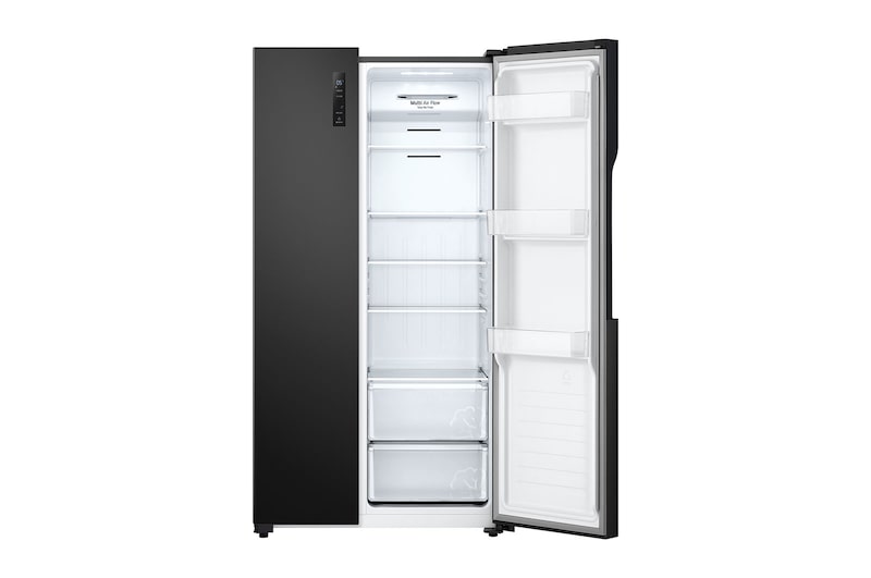 LG Refrigeradora LG Side by Side 509L con Múltiple Flujo de Aire, Total No Frost y Panel LED Táctil, GS51MPD