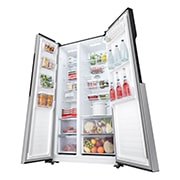 LG Refrigeradora LG Side by Side 509L con Múltiple Flujo de Aire, Total No Frost y Panel LED Táctil, GS51MPD