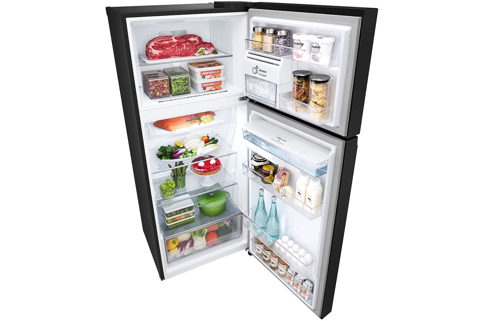 LG Refrigeradora LG Top Freezer 383L con Door Cooling y ThinQ, GT39AGD1