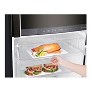 LG Refrigeradora Top Freezer 424L con Door Cooling y ThinQ, GT44AGD