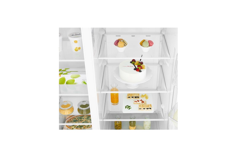 LG Refrigeradora Side by Side 591L con Múltiple Flujo de Aire, LS63SPGK