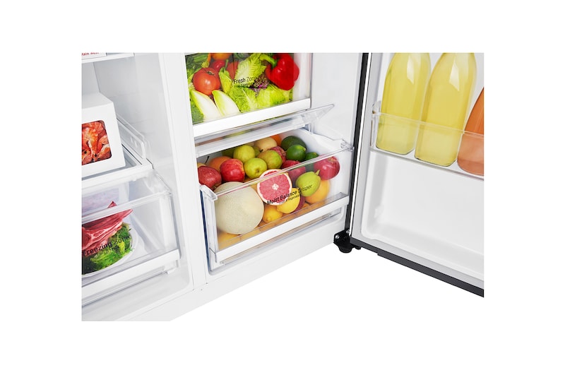 LG Refrigeradora Side by Side 591L con Múltiple Flujo de Aire, LS63SPGK