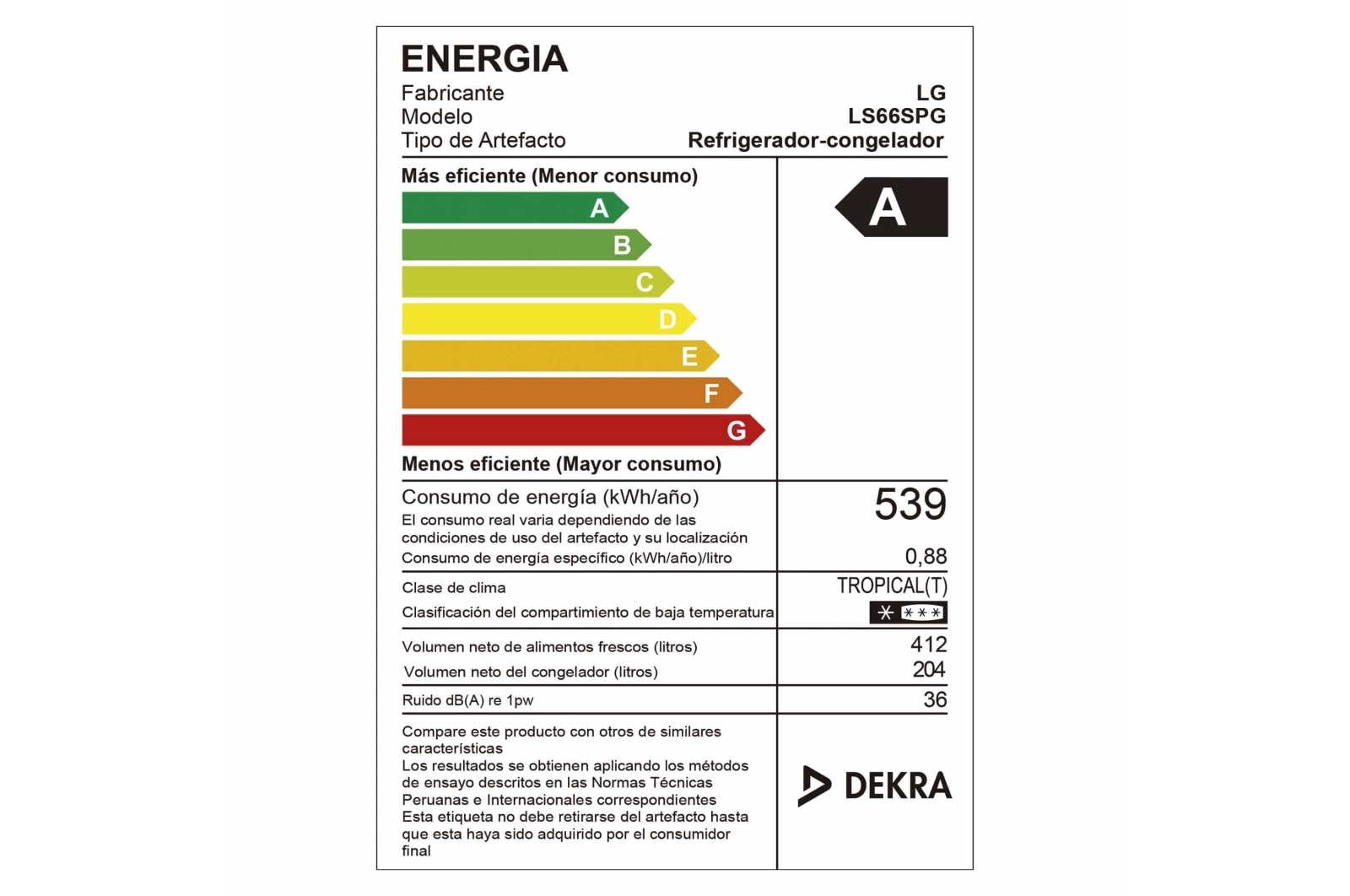 LG Refrigeradora Side by Side 616L con Door Cooling, LS66SPG
