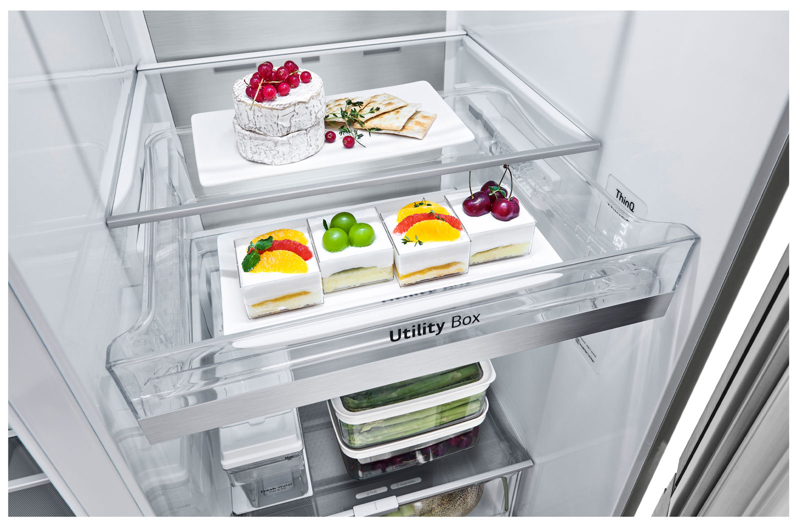 LG Refrigeradora Side by Side 617L InstaView™ con ThinQ , LS66SXN