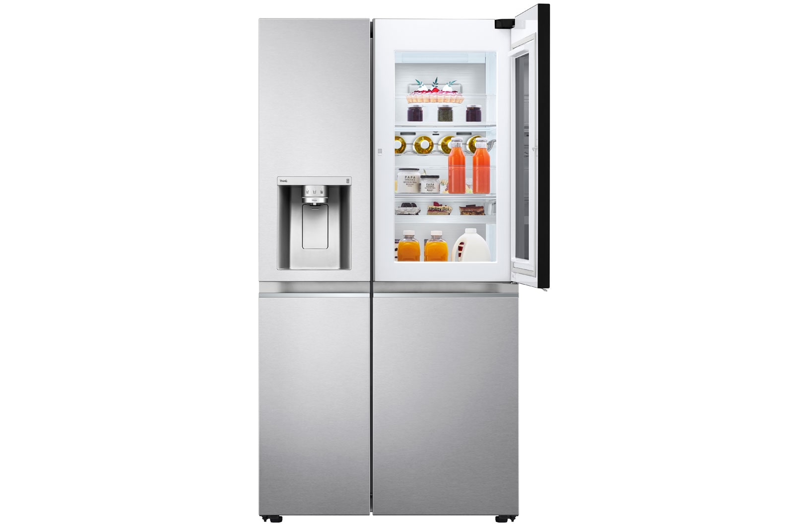 LG Refrigeradora Side by Side 617L InstaView™ con ThinQ , LS66SXN