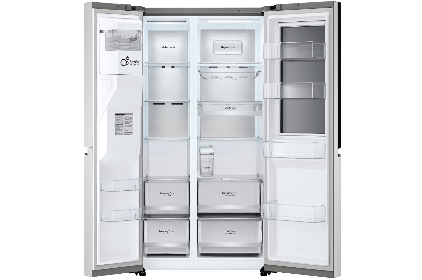 LG Refrigeradora Side by Side 617L InstaView™ con ThinQ , LS66SXN