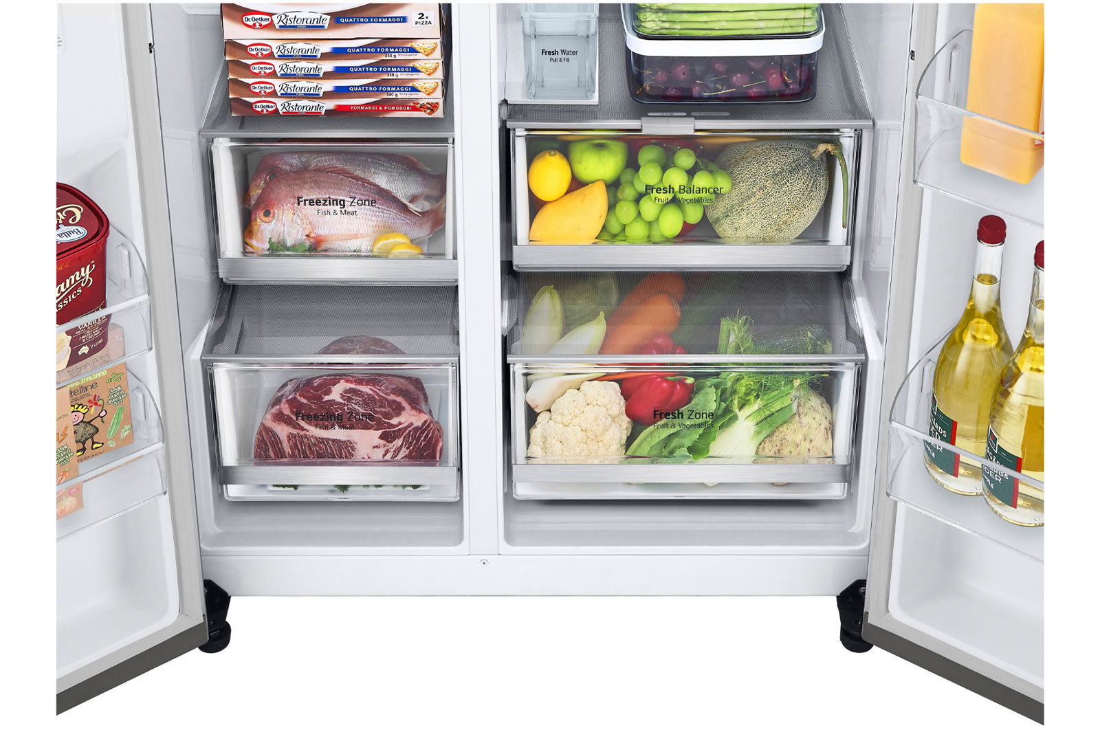 LG Refrigeradora Side by Side 617L InstaView™ con ThinQ , LS66SXN