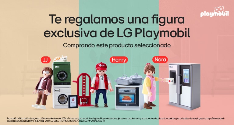 To regalamos una figura exclusiva de LG Playmobil