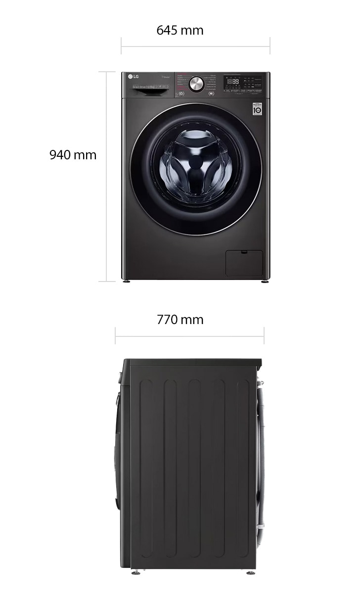  LG Lavadora/secadora todo en uno habilitada para Wi-Fi