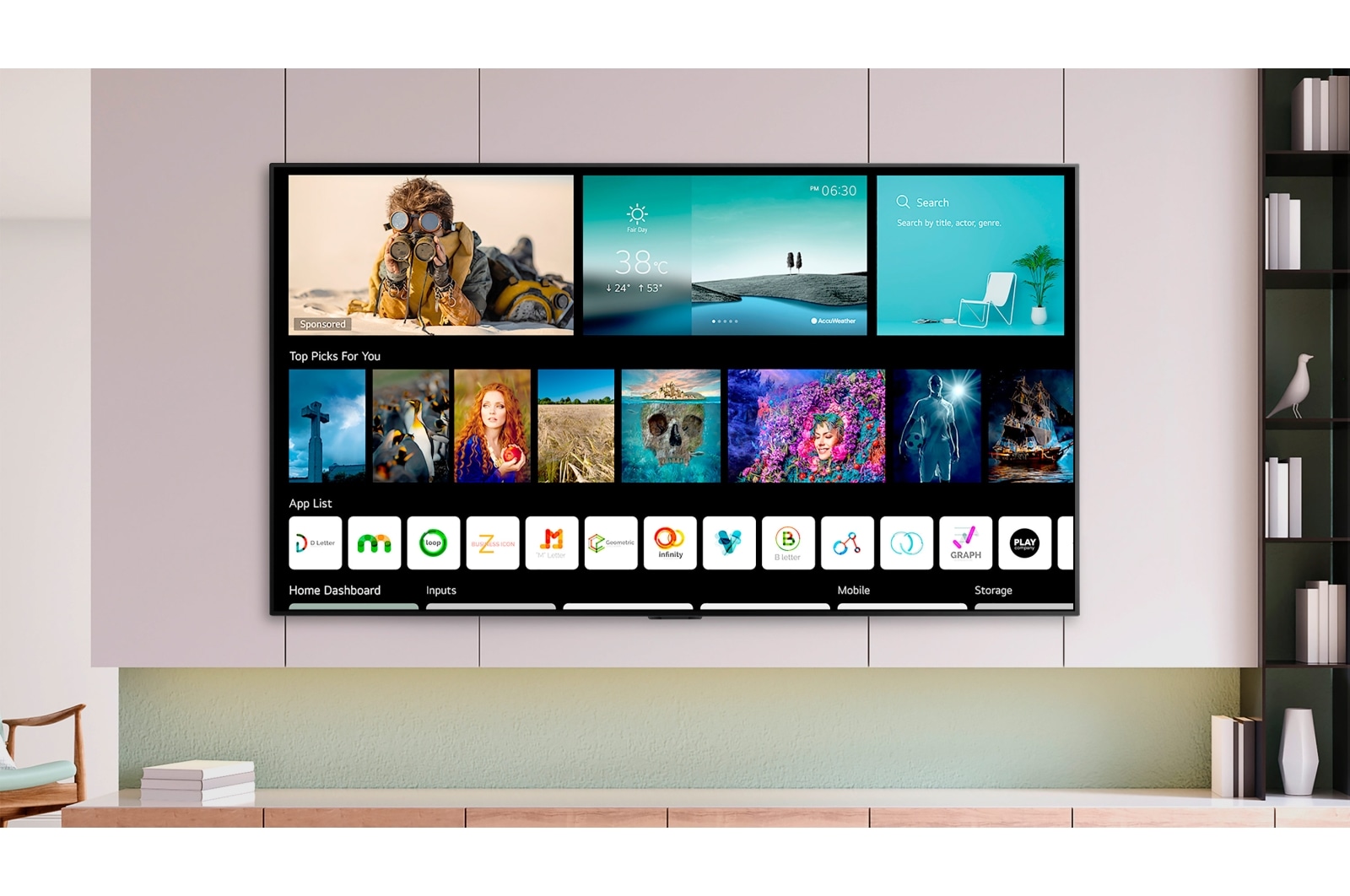 LG OLED evo 77'' G1 Diseño Galería 4K Smart TV con ThinQ AI (Inteligencia Artificial), 4K Procesador Inteligente α9 generación 4, OLED77G1PSA