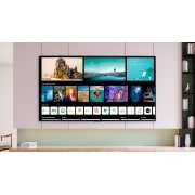 LG OLED evo 77'' G1 Diseño Galería 4K Smart TV con ThinQ AI (Inteligencia Artificial), 4K Procesador Inteligente α9 generación 4, OLED77G1PSA