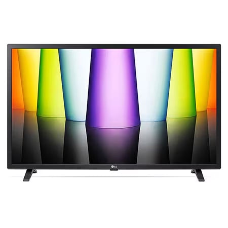 Vista frontal del modelo de TV LG 32LQ630BPSA Full HD con logo del producto